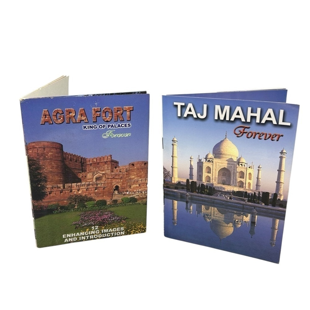 AGRA FOREST & TAJ MAHAL POSTCARDS STUNNING  COLLECTIBLE TRAVEL SOUVENIRS - Picture 9 of 9